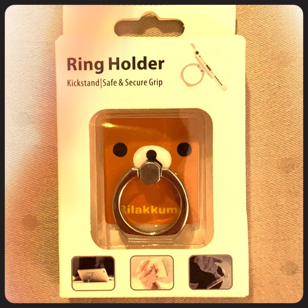Rilakkuma Smartphone Ring Holder